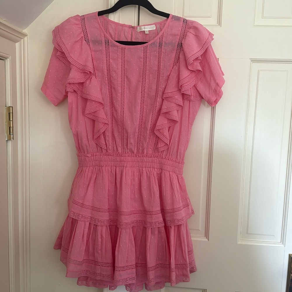 Natasha Ruffled Dress Pink
